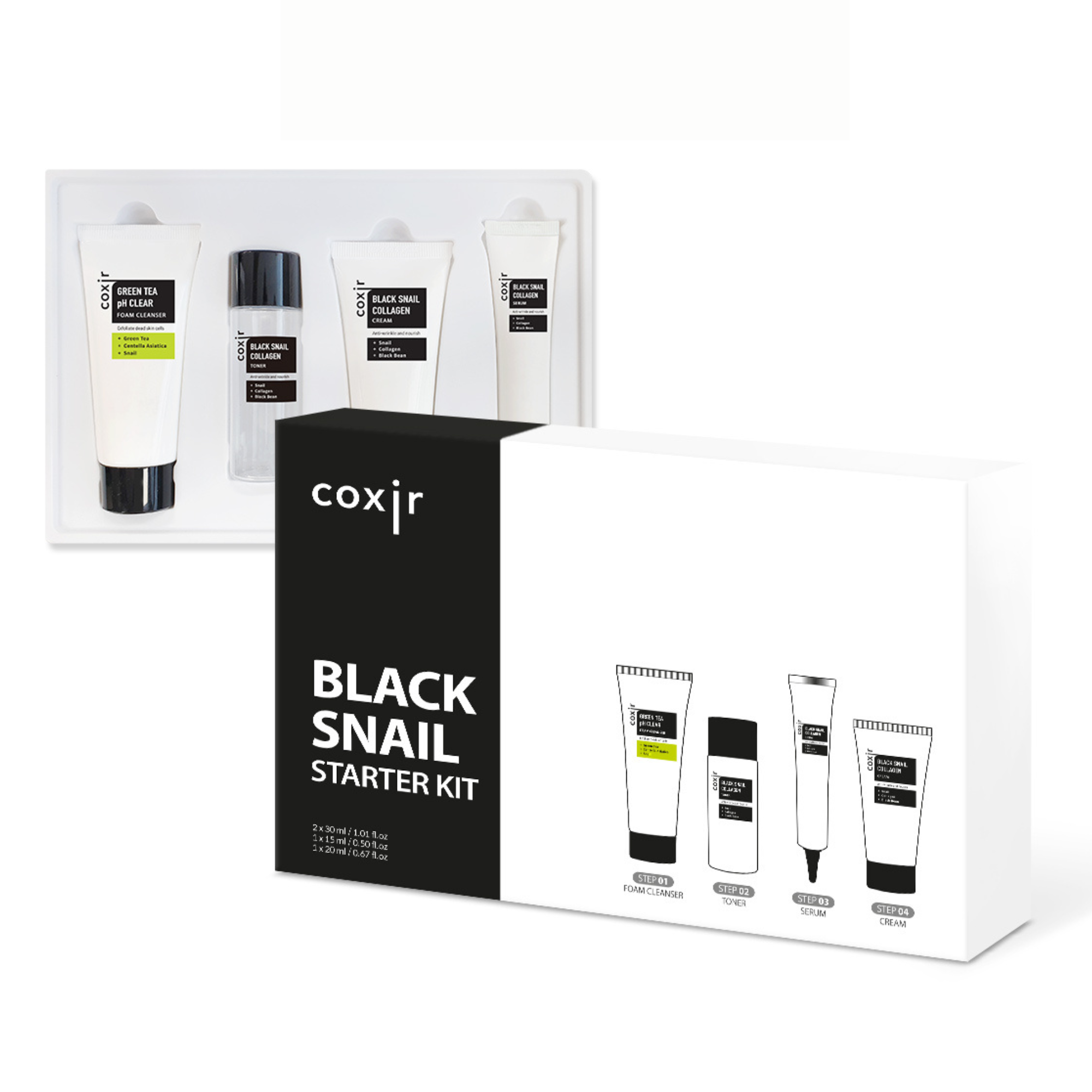 Coxir Black Snail Starter Kit Σετ 4 τεμαχίων