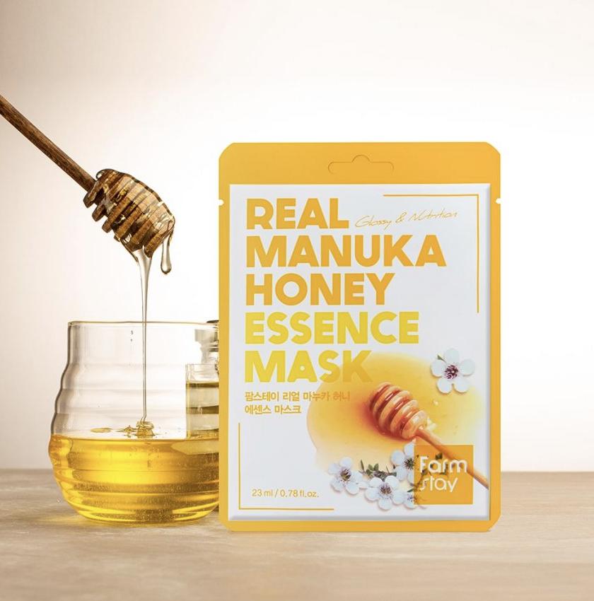 Farmstay Real Manuka Honey Essence Mask Μάσκα Προσώπου 1τμχ