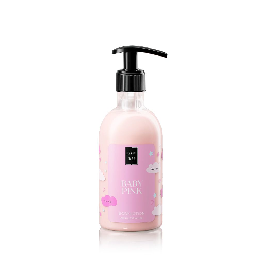 Lavish Care Baby Pink Body Lotion Ενυδατικό Γαλάκτωμα Σώματος με Άρωμα Πούδρα 300ml
