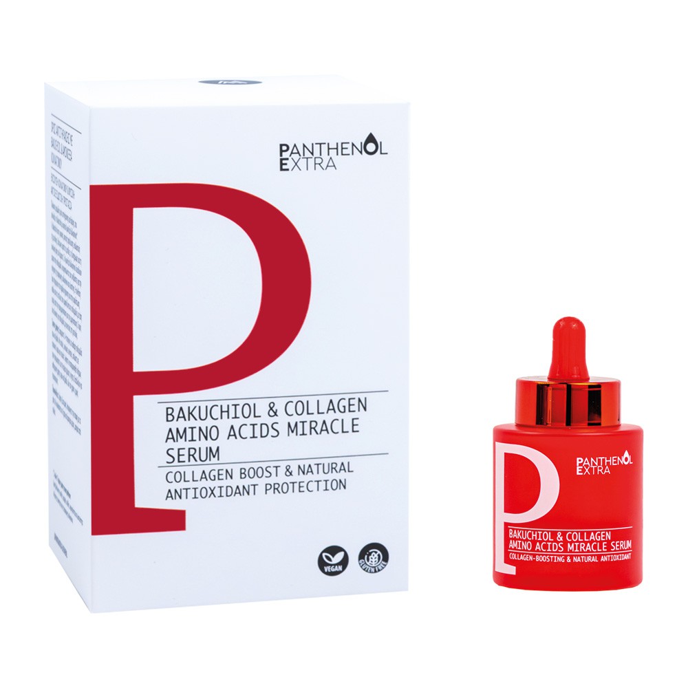 Panthenol Extra Bakuchiol & Collagen Amino Acids Miracle Serum 30ml Αντιρυτιδικός ορός προσώπου