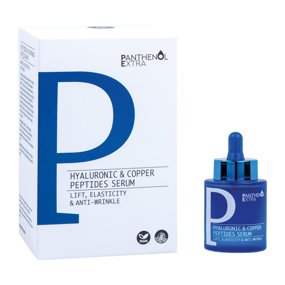 Panthenol Extra Hyaluronic & Copper Peptides Serum 30ml Αντιρυτιδικός ορός προσώπου