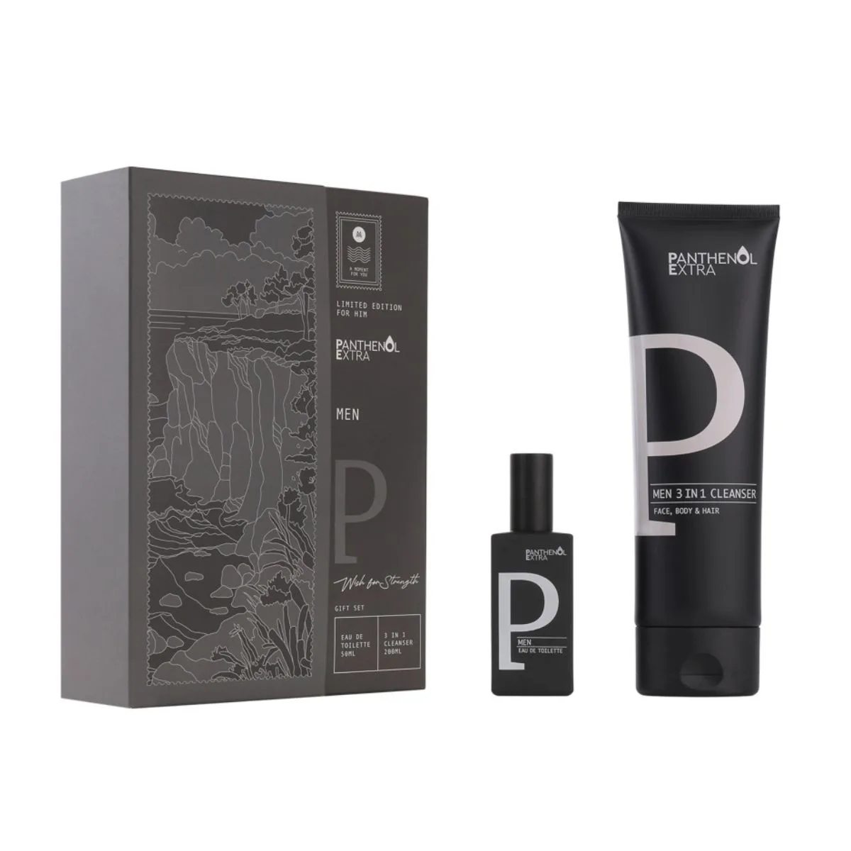 Panthenol Extra Wish For Strength / Men (Men EDT 50ml & Men 3in1 Cleanser 200ml)
